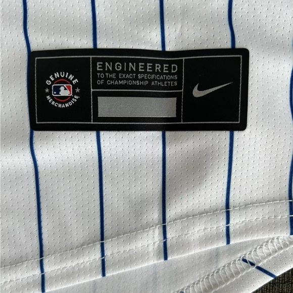 Nike Authentic Pinstripe Chicago Cubs Kyle Tucker #30 MLB Jersey Men’s Sz: L - Picture 6 of 8
